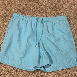 George Light Blue Swim Trunks
